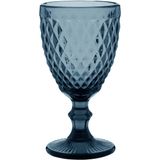 Taça Água 17x9x9cm 330ml Vidro Azul 6pç