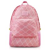 Mochila Dobrável Para Viagem Estampa Listrada Jacki Design Rosa