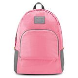 Mochila Dobrável Para Viagem Estampa Lisa Jacki Design Rosa