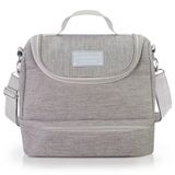 Bolsa Térmica C/ 2 Compartimentos Jacki Design - Joy Cinza