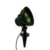 Refletor Espeto Jardim Spot Led 10w Fotocélula Luz Verde