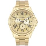 Relógio Euro Feminino Multiglow Dourado Eu6p29aib/4d