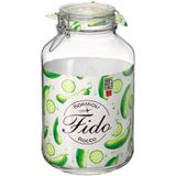 Bormioli Rocco Fido Pote Hermético 28x16x16cm 4l Vidro Transp
