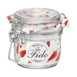 Bormioli Rocco Fido Pote Hermético 8x8x8cm 200ml Vidro Transp