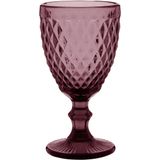 Taça Água 17x9x9cm 330ml Vidro Rosa 6pç