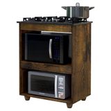 Balcão Para Cooktop 4 Bocas Turim Ipê