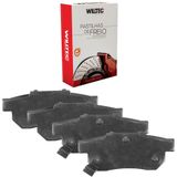 Kit Pastilha Freio Traseira Civic New Fit Akebono Willtec