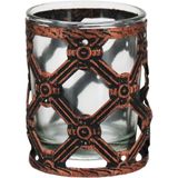 Barton Castiçal 7x6x6cm Metal Cobre