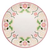 Prato Sobremesa Unni Lima Oxford Cerâmica 19cm
