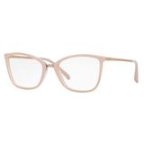 Armação Oculos Grau Grazi Gz3065 G688 52 Nude Brilho