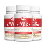 Kit 3 Beta Alanina Vitafor 120 Cápsulas