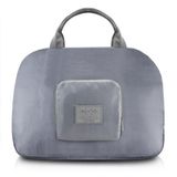 Bolsa De Viagem Dobrável Trapézio Estampa Lisa Jacki Design Cinza