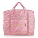 Bolsa De Viagem Dobrável Retangular Estampa Listrada Jacki Design Rosa