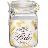 Bormioli Rocco Fido Pote Hermético 16x11x11cm 1l Vidro Transp