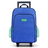 Mochila Com Rodinhas Junior Mochila Com Rodinhas Junior - Azul