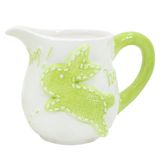 Leiteira De Coelhinho Da Páscoa Verde Em Cerâmica - 275ml