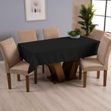 Toalha Mesa Basica 4 Lugares Oxford Preto