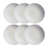 Conjunto Com 6 Pratos Fundos Porto Brasil Coup Vit Em Stoneware 20,3 Cm