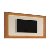 Painel Grécia Com Led 1,80 Para Tv Até 65 Polegadas Mavaular Naturalle/off White