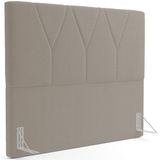 Cabeceira Cama Box Casal Quenn 160 Cm Aurora W01 Bouclê Bege