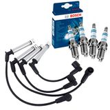 Kit Vela E Cabo Vela Ignição Crossfox Polo Spacefox Bosch
