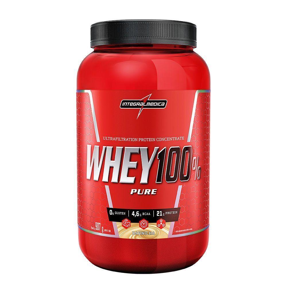 Whey 100% Pure Concentrado 907g Baunilha Integralmedica