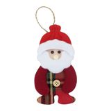 Enfeite Árvore Natal Pendente Papai Noel 1 Peça 14cm