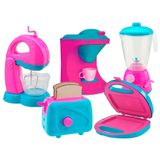 Kit Mini Brinquedo Infantil Menina Cozinha Eletrodomésticos