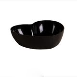 Bowl Coracao Le Chef Preto 26x22x7 Cm Sobremesa Petisco - Ref 1852 Paramount
