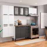 Cozinha Firenze 3 Peças Com Design Inovador Colormaq Branco/grafite
