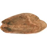 Wood Centro Mesa 5x44x31cm Madeira Natural