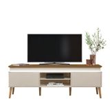 Rack Para Tv Até 75&quot; Lumina Pinho/off White Artely Pinho/off White