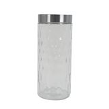 Pote Bolhas 2200ml De Vidro Com Tampa Inox Redondo - Mozcada