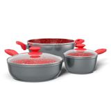 Conjunto De Panelas Philco Redstone Pkt405 3 Peças -