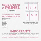 Papel De Parede Painel 3d Mármore Branco Azul E Ouro 3m