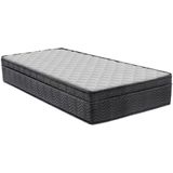 Colchão de Solteiro New Caring com Euro Pillow e Molas Nanolastic 21x88x188cm Ortobom