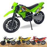 Moto De Brinquedo Motocross 28cm - Verde