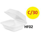 30 Un Hamburgueira Isopor Hf2 Para Lanches Fritas Salada