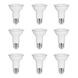 Kit 9 Lampada Led Stella 5,5w Par20 Neutro 4000k Sth9020/40