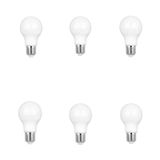 Kit 6 Lampada Led 4w Filamento Milky Vidro Branco E27 Zan66