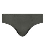 Cueca Masculina Plus Size Slip Tradicional Algodão Chumbo