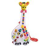 Guitarra Musical Infantil Girafa Com Luz A Pilha