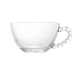 Jogo De Xícaras De Café 6 Peças Cristal Coração 80 Ml - Lyor