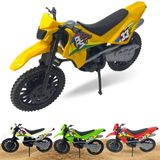 Moto De Brinquedo Motocross 28cm - Amarelo