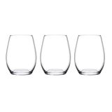 Conjunto 3 Copos Baixo Vidro 440ml Lira Class Home