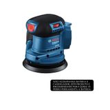 Lixadeira Roto Orbital 5 A Bateria 18v Bosch Gex 185-li