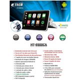 Central Multimídia H-Tech Tela 10.1 de Vidro 1DIN Android 12