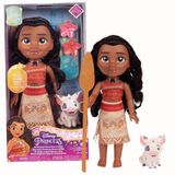 Boneca Princesas Disney Moana Musical Com Luz Som Multikids