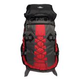 Mochila Camping Cargueira Trekking 60 Litros Vermelha