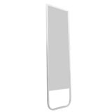 Espelho Decorativo De Chão Curve Branco Off White 150x40 Cm